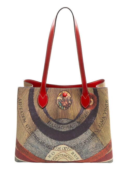 PLANETARIUM Bolso de hombro tipo shopper rojo - Bolsos Mujer