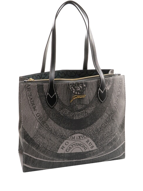 PLANETARIUM Bolso tote de hombro monocromático gris claro/negro - Bolsos Mujer