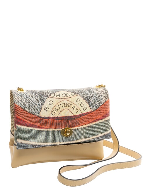 PLANETARIUM Bolso de hombro clásico/beige - Bolsos Mujer