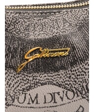 GATTINONI PLANETARIUM Bolso hobo con forma de media luna y correa para el hombro monocromático gris claro/negro - Bolsos Mujer - 3