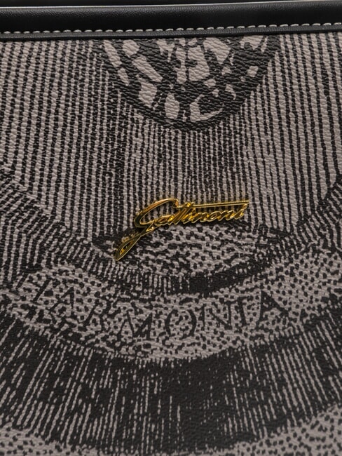 PLANETARIUM Bolso de hombro con asa de cadena monocromático gris claro/negro - Bolsos Mujer