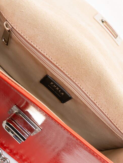 1927 Bolso de hombro, de piel fuego - Bolsos Mujer