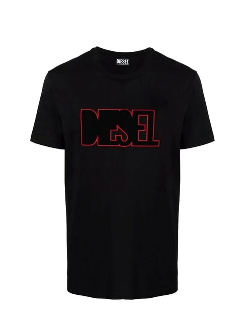 T-DIEGOR Camiseta de algodón negro - camiseta