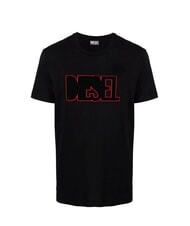 DIESEL T-DIEGOR Camiseta de algodón negro - camiseta - 3