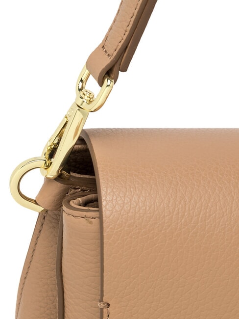 HELENA ROUND Bolso bandolera pequeño de piel arcilla - Bolsos Mujer