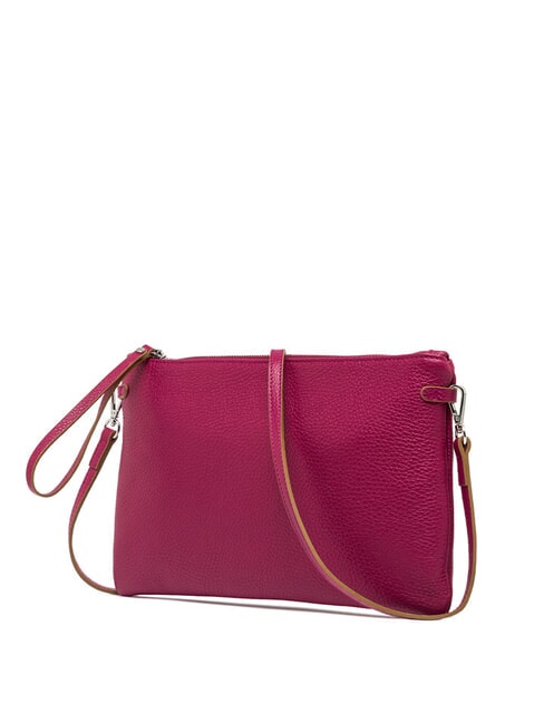 HERMY Bolso tipo sobre de piel con bandolera flor del desierto - Bolsos Mujer