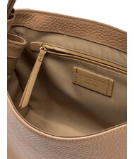 GIANNI CHIARINI CECILE Bolso de hombro de cuero martillado arcilla - Bolsos Mujer - 5