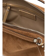 GIANNI CHIARINI ALIFA Bolso de piel de ante con correa para el hombro caramelo - Bolsos Mujer - 5