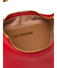 LOVE MOSCHINO CHAIN Mini bolso de mano, con bandolera ROJO - Bolsos Mujer - 6
