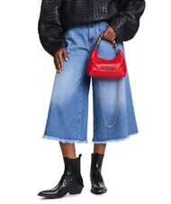 LOVE MOSCHINO CHAIN Mini bolso de mano, con bandolera ROJO - Bolsos Mujer - 5