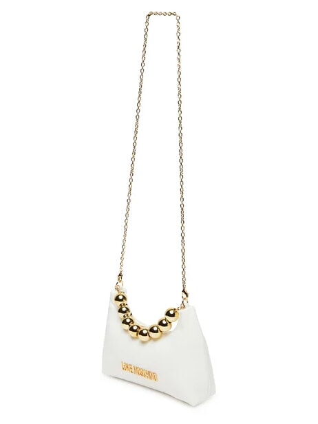 CHAIN Mini bolso de mano, con bandolera blanco - Bolsos Mujer