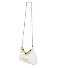 LOVE MOSCHINO CHAIN Mini bolso de mano, con bandolera blanco - Bolsos Mujer - 3