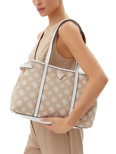 BEYZA  Bolso de hombro logotipo blanco - Bolsos Mujer