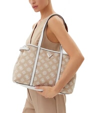 GUESS BEYZA  Bolso de hombro logotipo blanco - Bolsos Mujer - 4