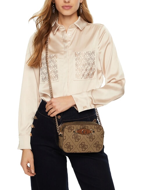 IZZY Bolsa para cámara con dos cremalleras LOGOTIPO DE LECHE - Bolsos Mujer