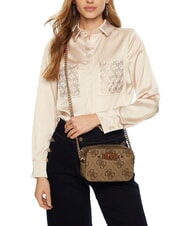 GUESS IZZY Bolsa para cámara con dos cremalleras LOGOTIPO DE LECHE - Bolsos Mujer - 4