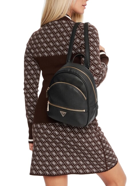 MANHATTAN 2 Mochila pequeña de 2 compartimentos NEGRO - Bolsos Mujer