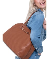 GUESS VIKKY II Bolso de hombro COGNAC - Bolsos Mujer - 4