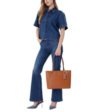 GUESS NOELLE 2  Bolsa de compras de hombro coñac ligero - Bolsos Mujer - 4