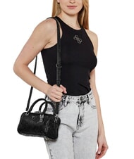 GUESS CRESIDIA Mini bolso de mano, con correa para el hombro NEGRO - Bolsos Mujer - 4