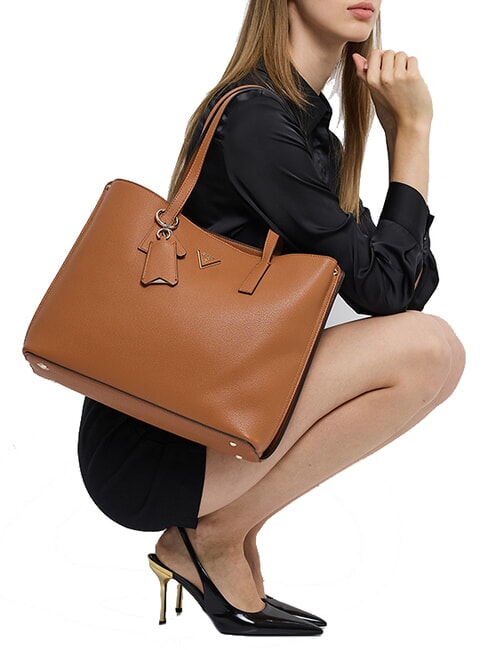 MERIDIAN 2 Bolso de compras de hombro COGNAC - Bolsos Mujer