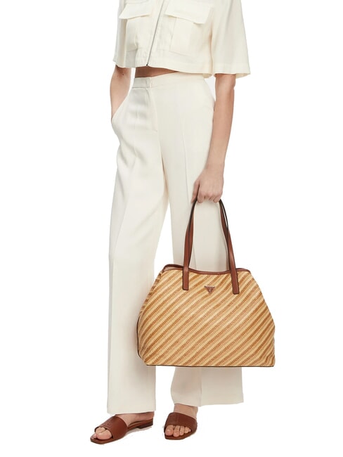 VIKKY II  Bolso de hombro natural / coñac - Bolsos Mujer