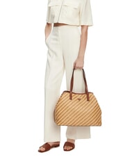 GUESS VIKKY II  Bolso de hombro natural / coñac - Bolsos Mujer - 5
