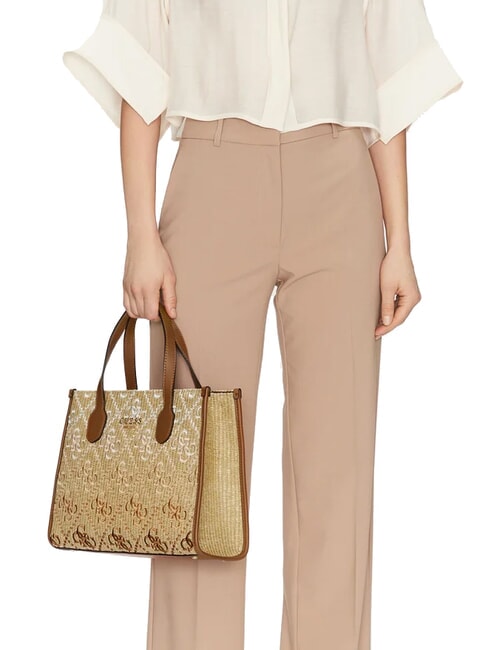 SILVANA Bolso de hombro coñac / aceitunas - Bolsos Mujer