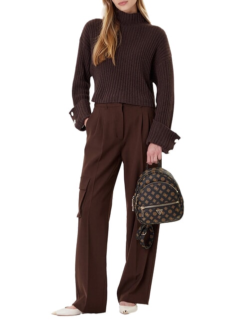 MANHATTAN 2 Mochila pequeña con logo de peonía 4G vikky bolso tote grande roo mochalog - Bolsos Mujer