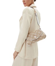 GUESS BEYZA  Bolso de hombro logotipo blanco - Bolsos Mujer - 3
