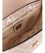 GUESS IZZY 4G Mini bolso de hombro/bandolera logotipo de arena - Bolsos Mujer - 5