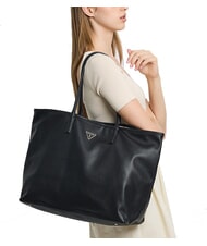 GUESS ECO VICTORIA  Bolso de hombro NEGRO - Bolsos Mujer - 7