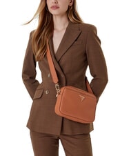 GUESS MERIDIAN 2  Bolso de hombro COGNAC - Bolsos Mujer - 4
