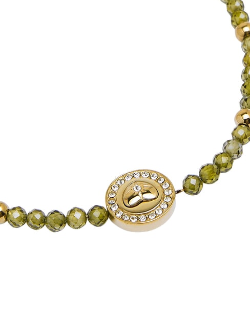 ARM PARTY Pulsera de cuentas oro amarillo/verde - Pulseras