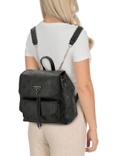 GUESS CRESIDIA II Mochila con bolsillo logotipo negro - Bolsos Mujer - 5