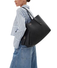 GUESS BRENTON Bolso de hombro NEGRO - Bolsos Mujer - 6