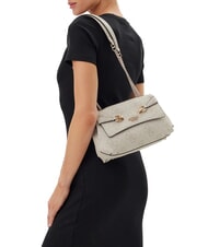 GUESS LORELEI  Bolso de hombro logotipo de hueso - Bolsos Mujer - 4