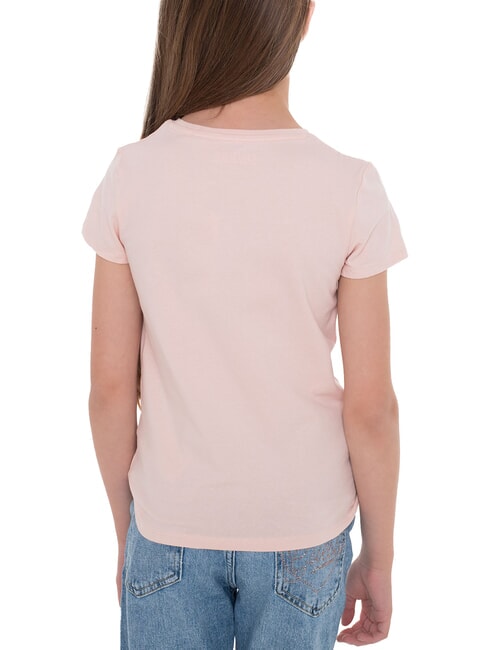 KIDS Camiseta de manga corta con pedrería dulce rosa - Camiseta niño