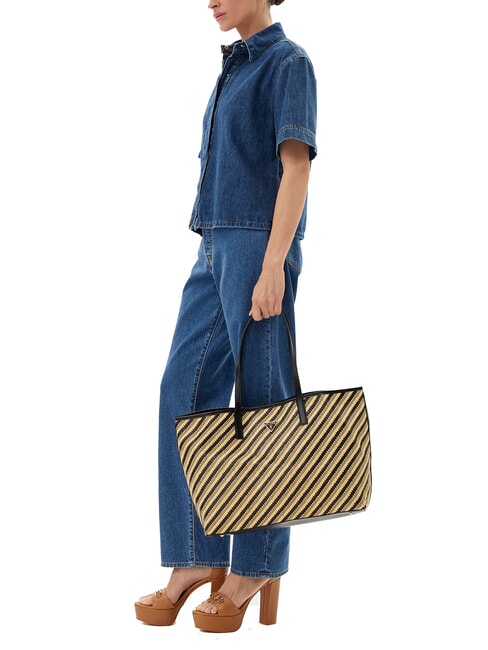 VIKKY II  Bolso de hombro natural / negro - Bolsos Mujer