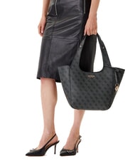 GUESS CALISTA 4G Bolso de hombro bolsa de asas Vikky Large Roo Coalog - Bolsos Mujer - 5