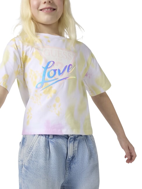 KIDS MIDI Camiseta estampada de manga corta flor sombreada grande ao - Camiseta niño