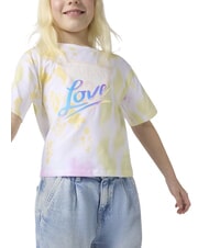 GUESS KIDS MIDI Camiseta estampada de manga corta flor sombreada grande ao - Camiseta ni&ntilde;o - 4