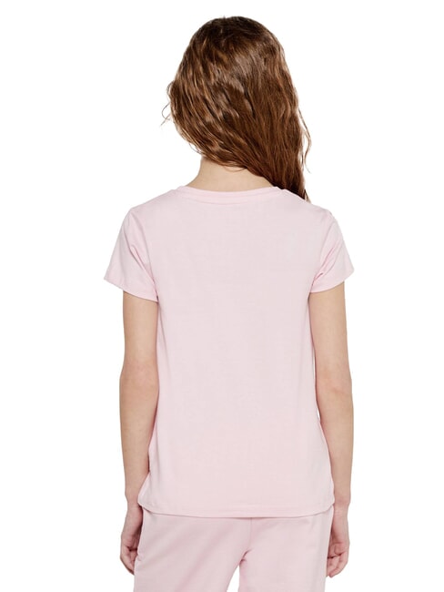 KIDS Camiseta de manga corta con osito de peluche rosa algod&oacute;n de az&uacute;car - Camiseta ni&ntilde;o