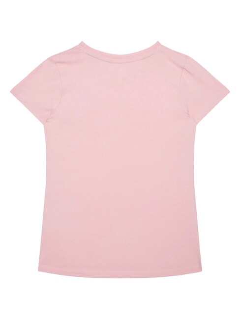 KIDS Camiseta de manga corta con osito de peluche rosa algod&oacute;n de az&uacute;car - Camiseta ni&ntilde;o