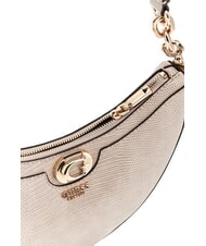 GUESS ORLINA Bolso de hombro con estampado de lagarto gris pardo - Bolsos Mujer - 3