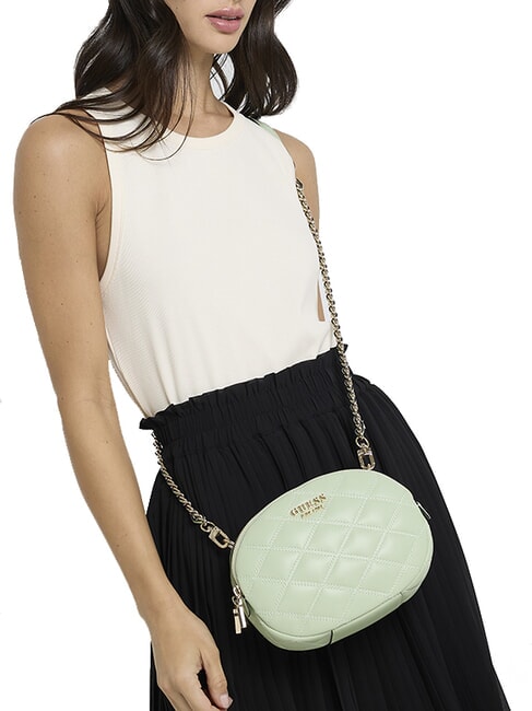 TAMSIN Bolso de hombro pequeño acolchado celadón - Bolsos Mujer