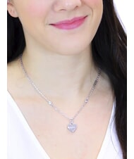 GUESS FALLING IN LOVE Collar de corazón SILVER - Collares - 2