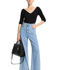 GUESS CRESIDIA II Bolso de mano con bandolera logotipo negro - Bolsos Mujer - 6