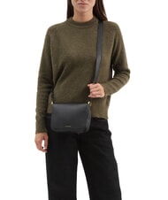 COCCINELLE ERIS Mini bolso de hombro de piel negro - Bolsos Mujer - 4
