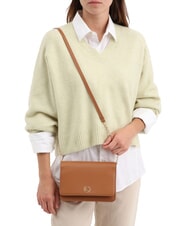 COCCINELLE TULIP Bolso de hombro de piel martillada CUIR - Bolsos Mujer - 4